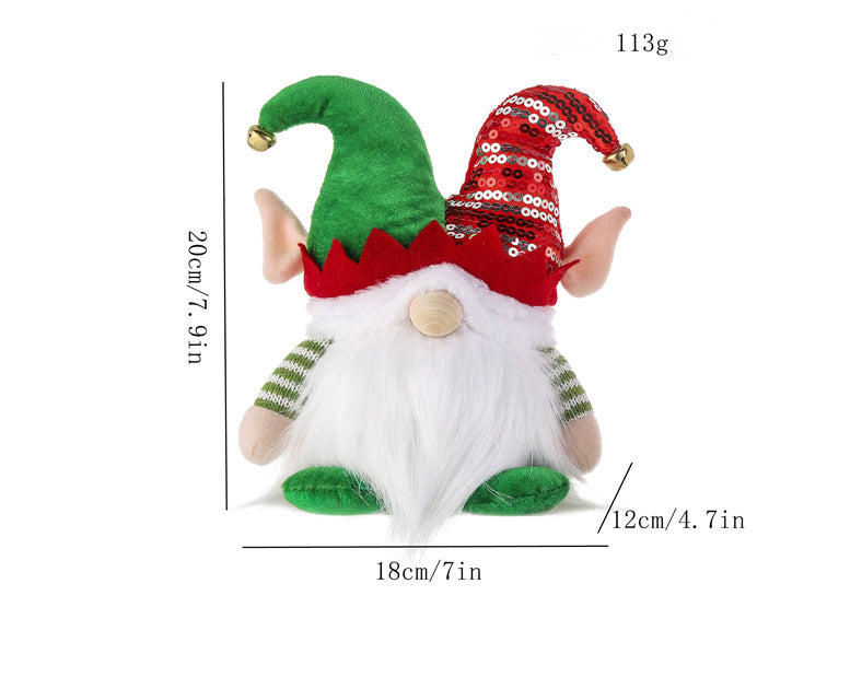 Christmas Deco Elf Hat Glow Gnomes