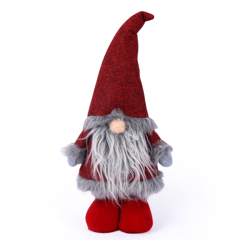 Christmas classic red standing gnomes