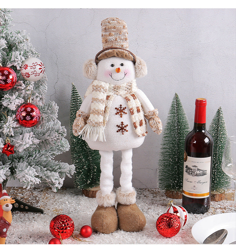 Christmas Retractable Knitted Snowman/Elk Gnomes