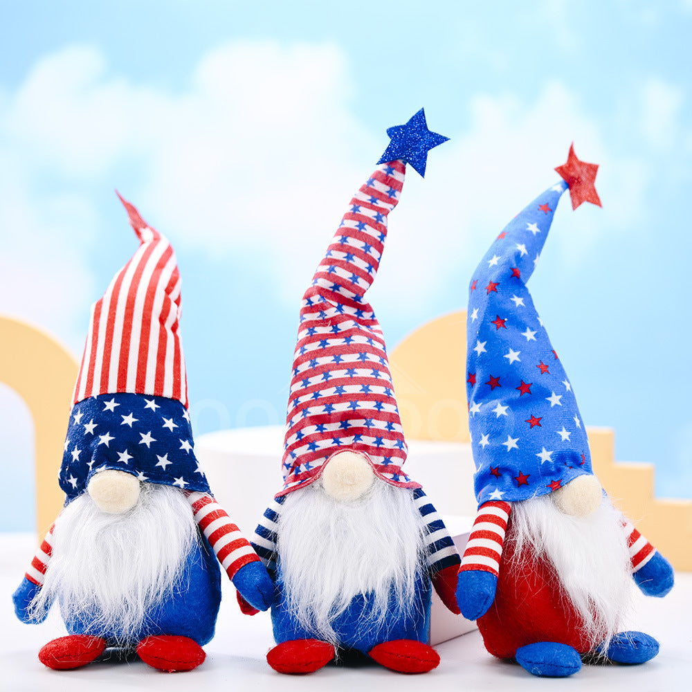 Patriotic Gnome Brothers For Independence Day Gift