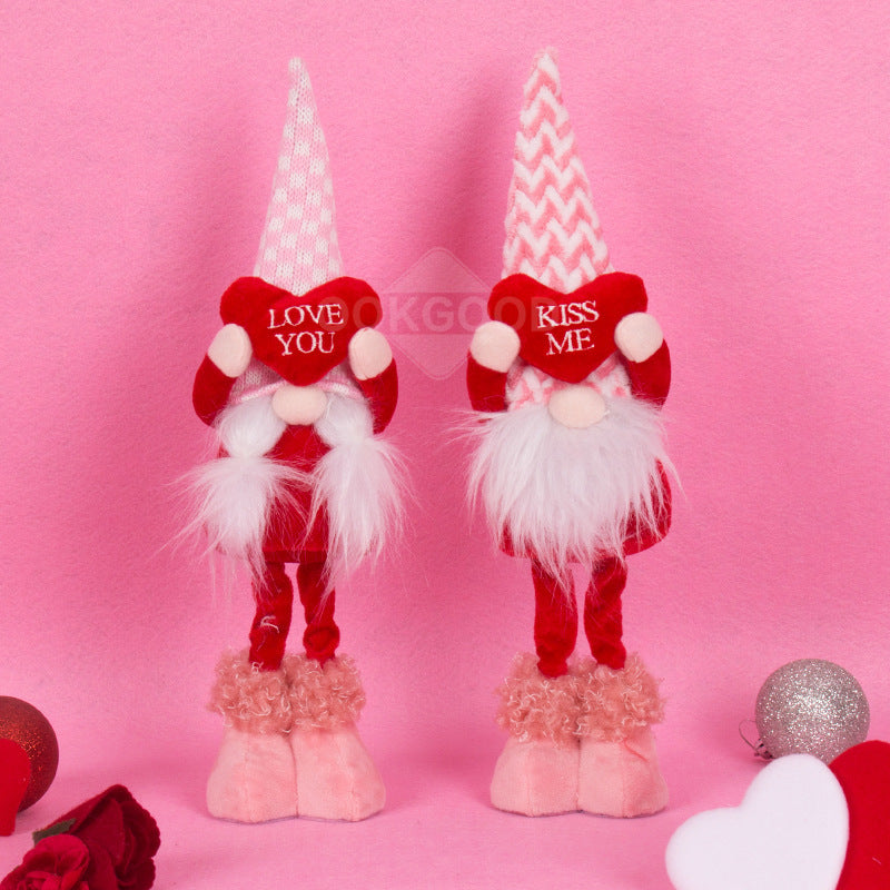 KISS ME - Love Plush Gnome For Valentine’s Day Gift