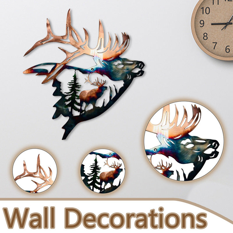 Handmade Metal Animal Wall Hanging For Indoor Outdoor Decoration