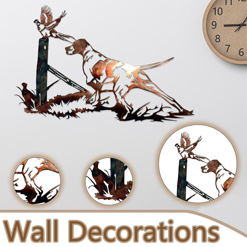 Handmade Metal Animal Wall Hanging For Indoor Outdoor Decoration