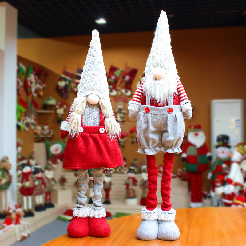 Handmade Plush Hat Gnome Family For Christmas Gift