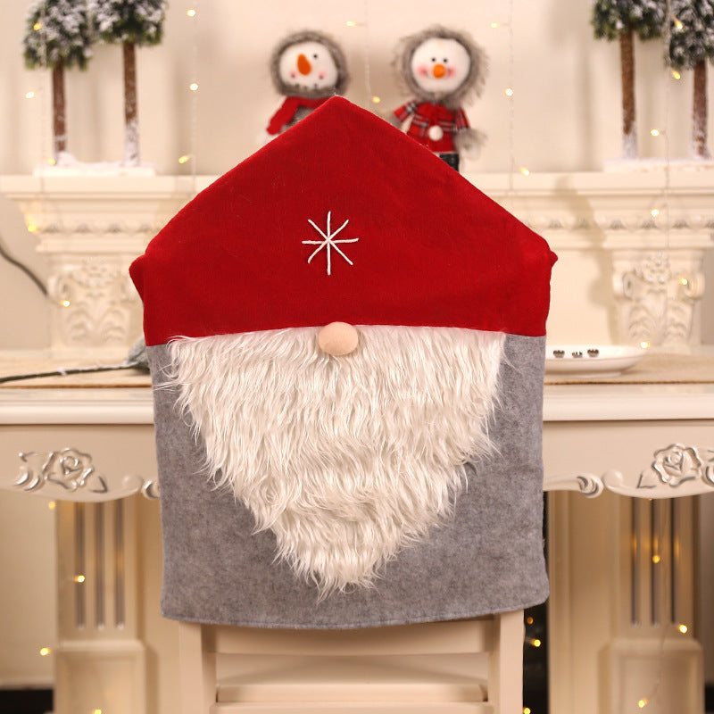 Lovely Plush Gnome Chair Cover With Beards