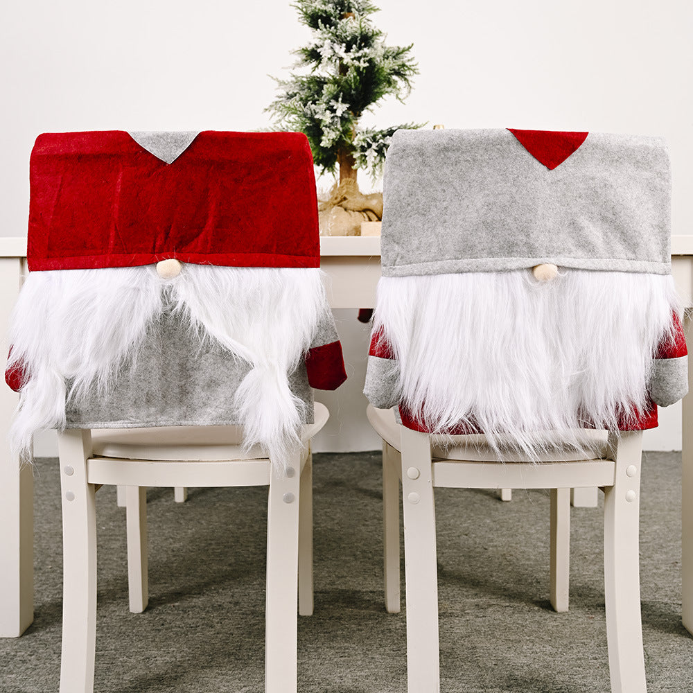Lovely Plush Gnome Chair Cover With Heart