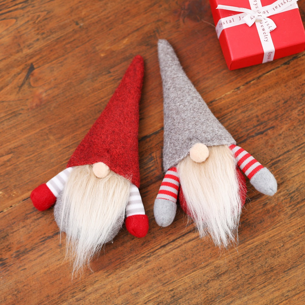 Mini Christmas Plush Gnome Pendant