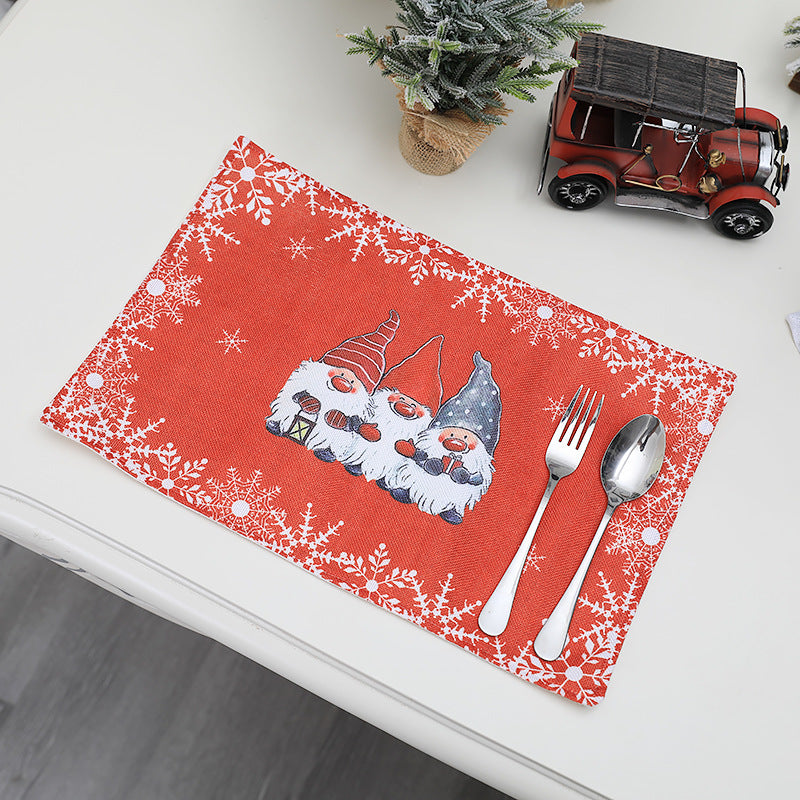 Forest Gnome Christmas Placemat