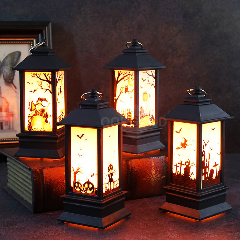 Halloween Simulation Flame Oil Lamp