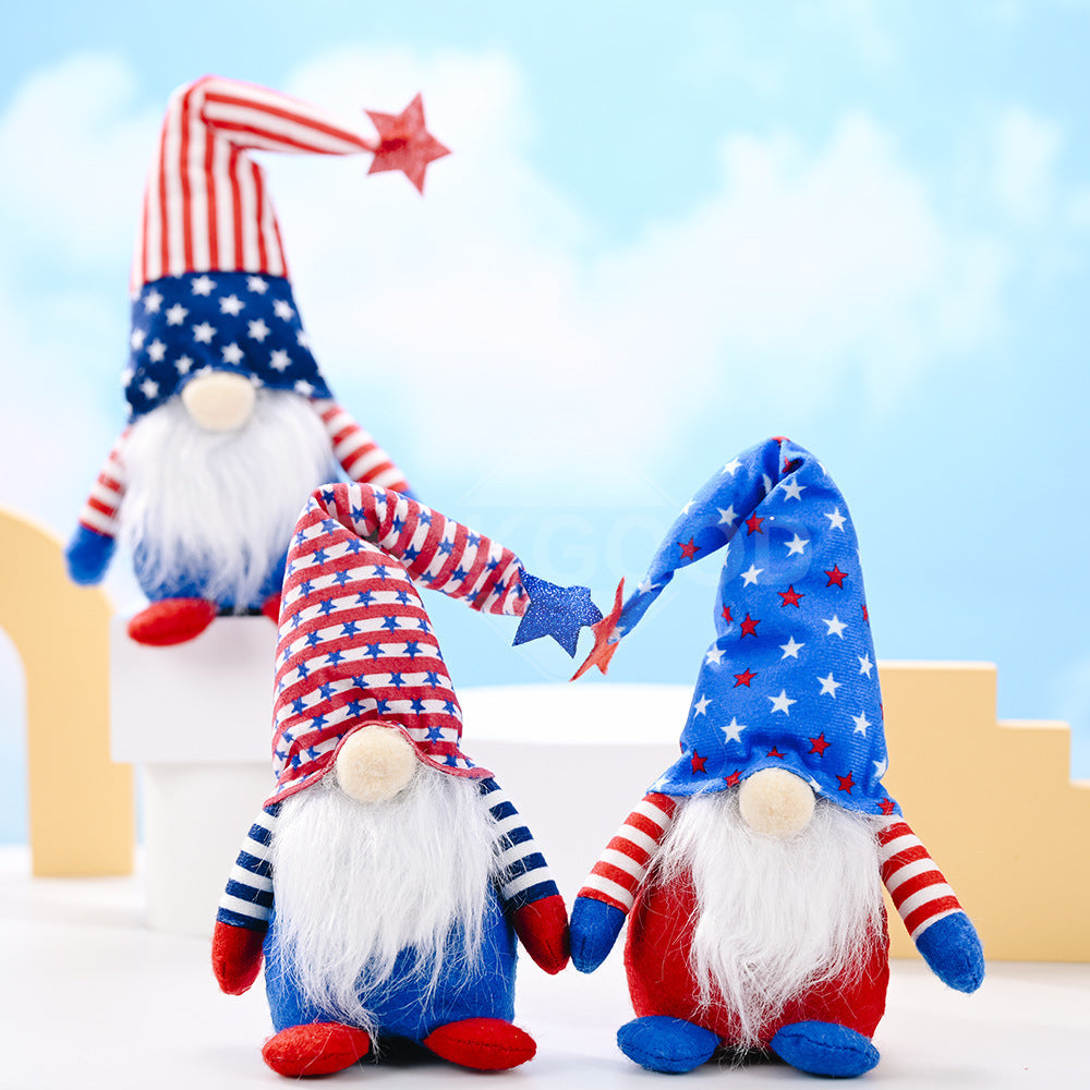 Patriotic Gnome Brothers For Independence Day Gift