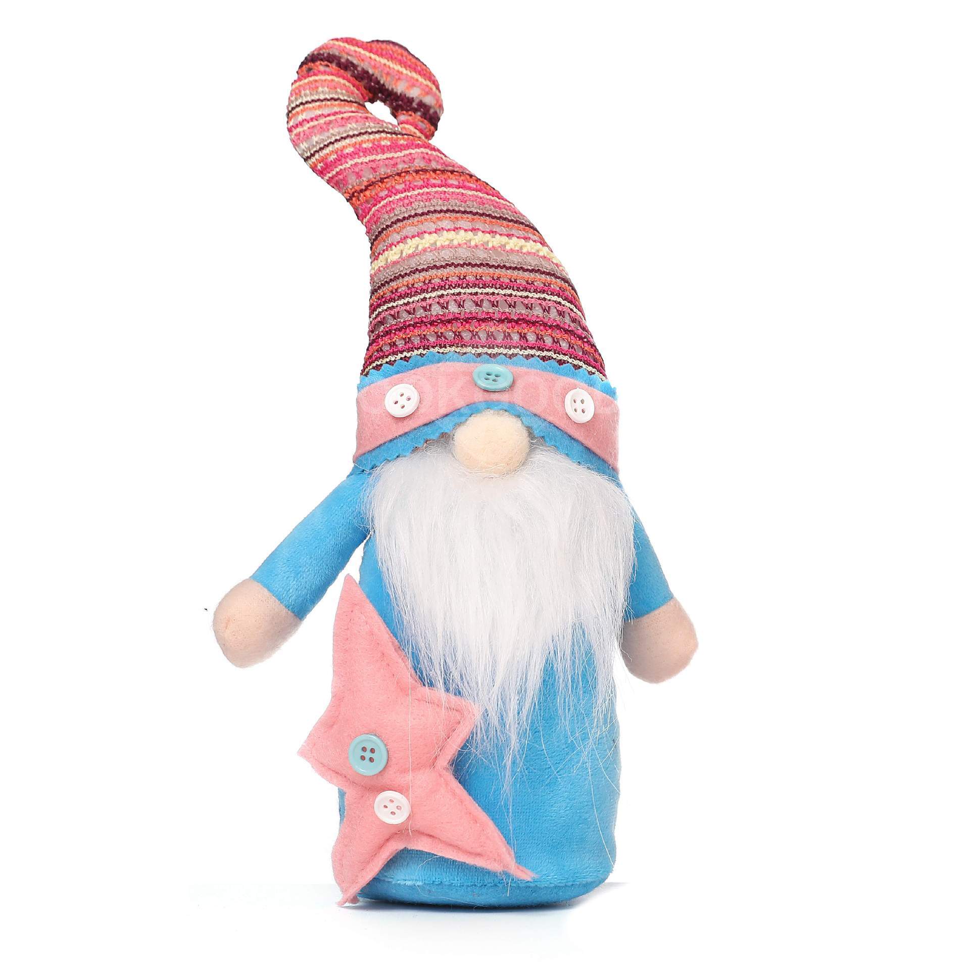 Plush Gnome Wearing Bohemian Style Hat