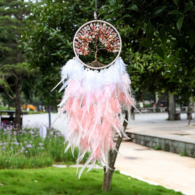 Crystal Tree of Life Dreamcatcher For Home Decoration