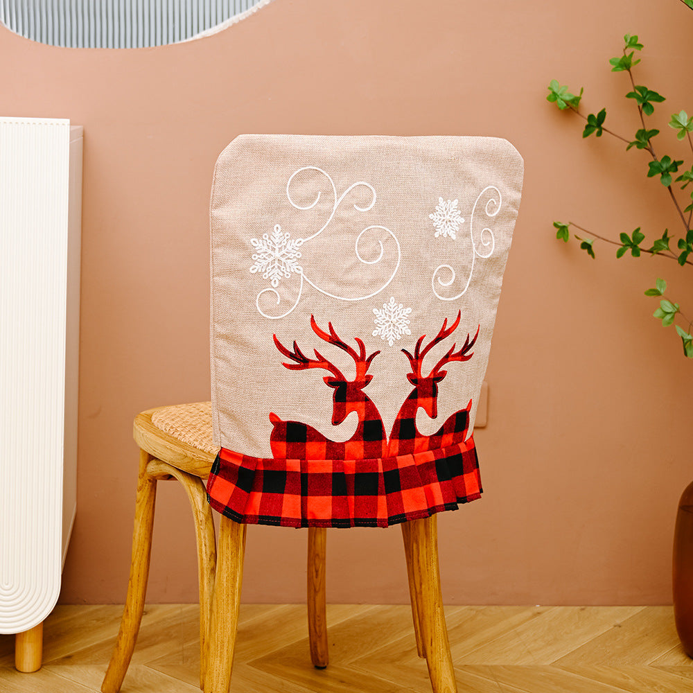 Gnome & Elk - Christmas Chair Cover