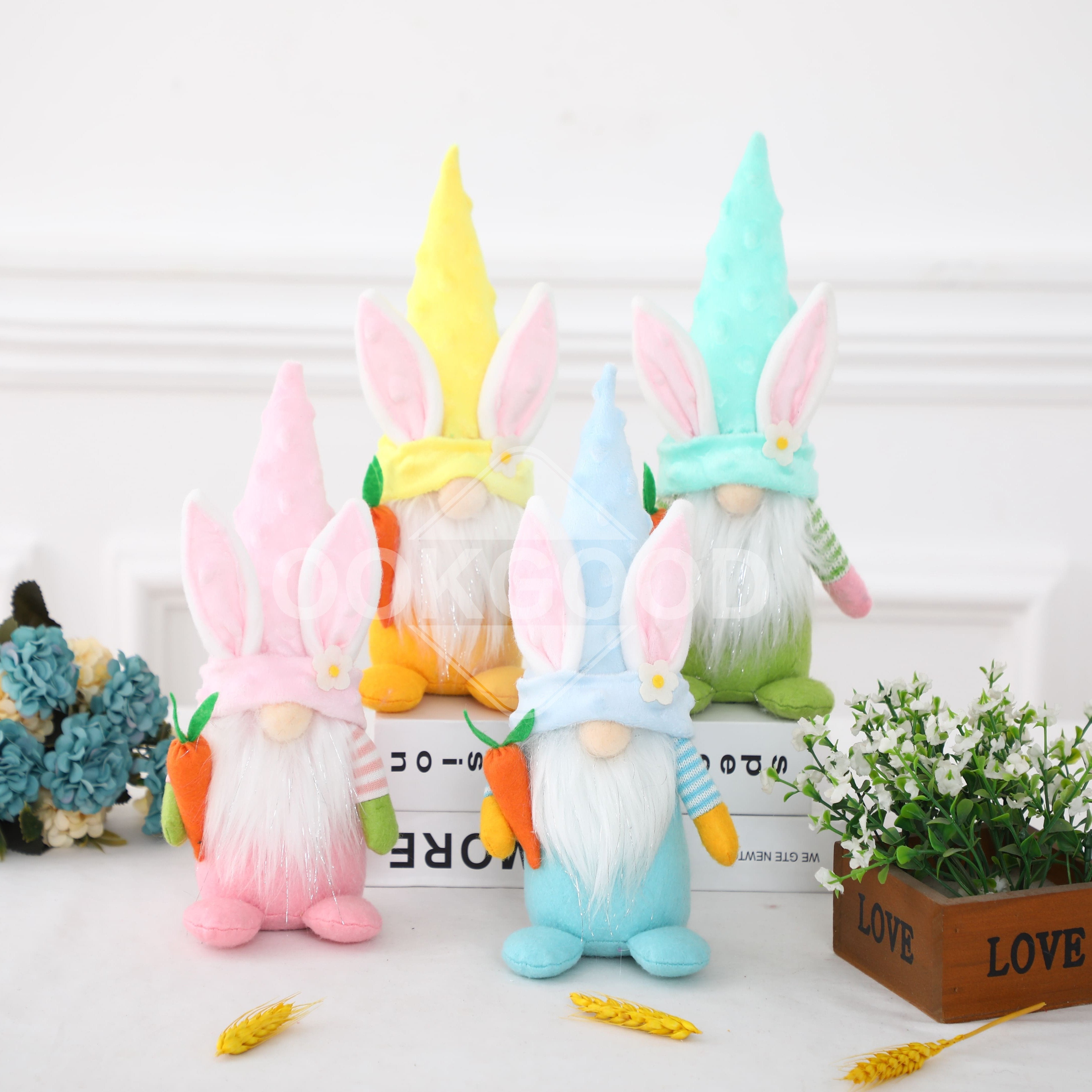 Handmade Adorable Bunny Gnome Doll For Easter New Style Gift