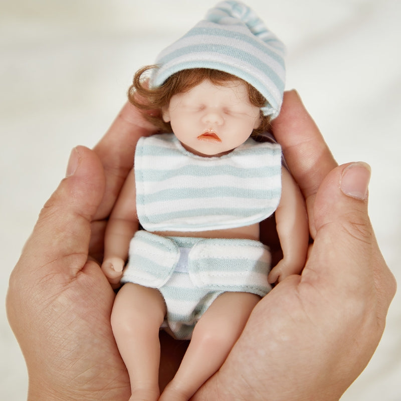 6in Baby Girl Doll Reborns Lifelike Doll Lovely Newborn Girl
