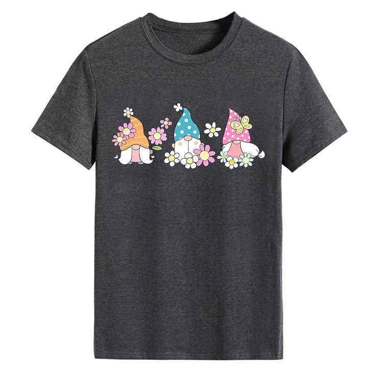 3 Flower Gnomes - Spring Summer Unisex T-shirt