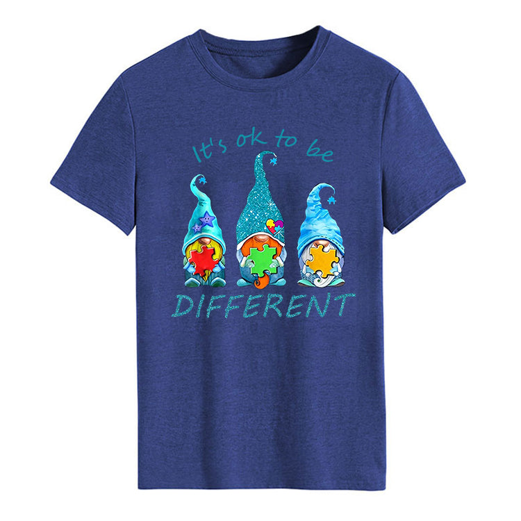 It's OK To Be Different Gnome - Pride Month Unisex T-shirt