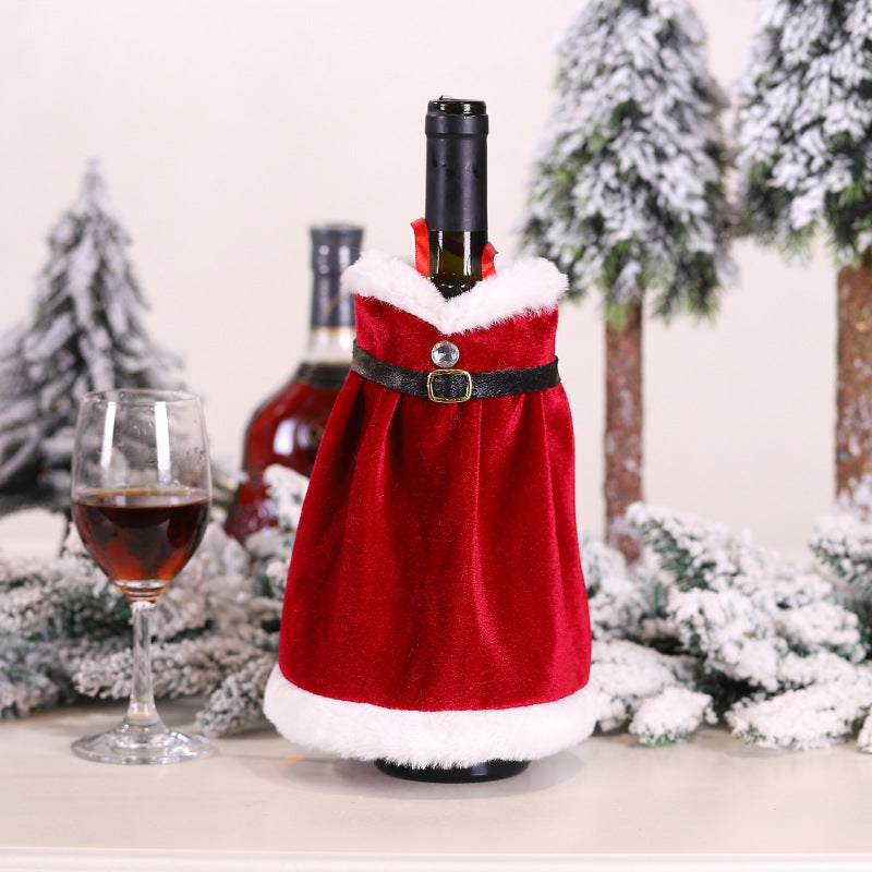 Christmas Clothes Wine Bottle Cover