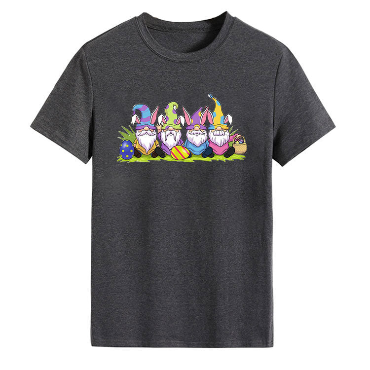 Gnomes Sitting On The Grass-Easter Unisex T-shirt