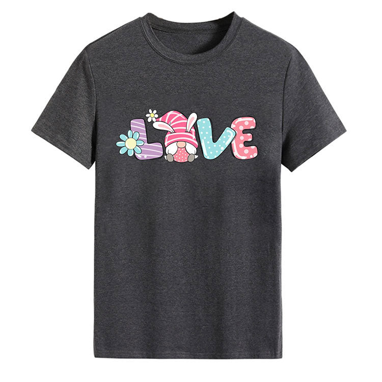 Love Pink Gnome-Easter Unisex T-shirt