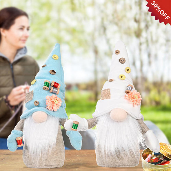 Plush Gnome Tailor For Holiday Gift And Decoration
