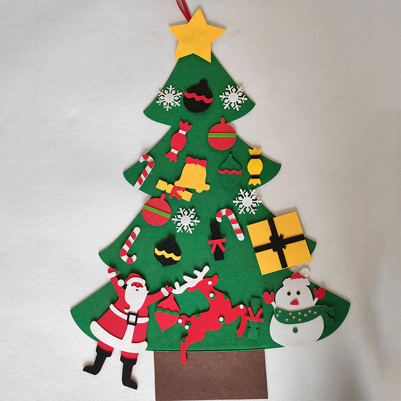 DIY Kid Felt Christmas Tree For Best Gift