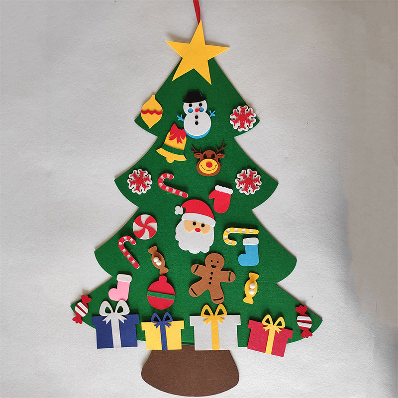 DIY Kid Felt Christmas Tree For Best Gift