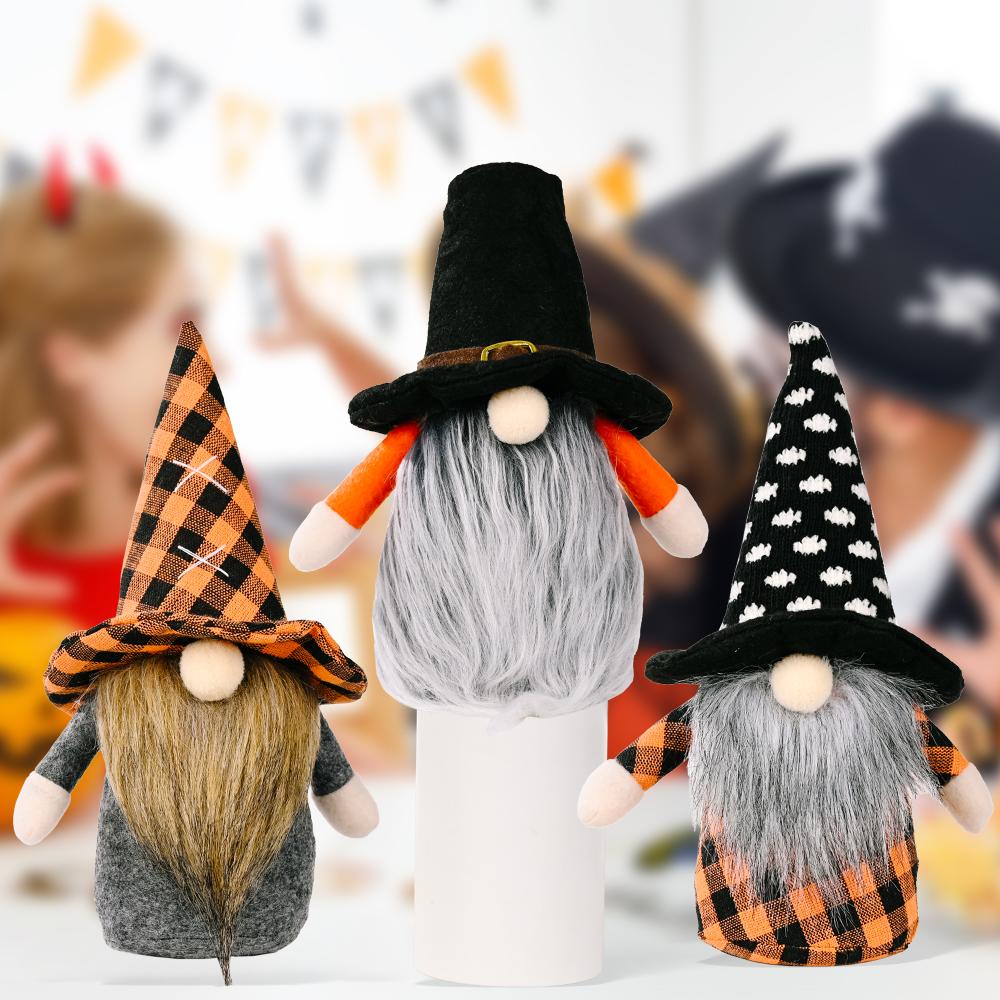 Handmade Halloween Gnome Brothers For Holiday Gift And Decoration