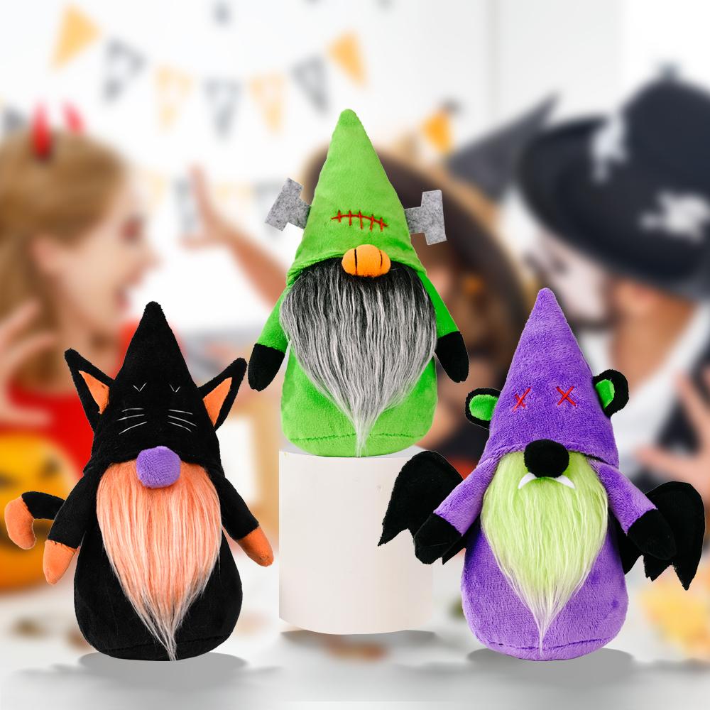 Lovely Plush Halloween Gnome For Holiday Gift And Decoration