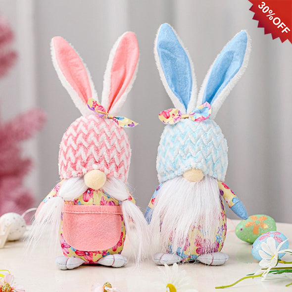 Adorable Spring Bunny Gnome Family For Easter Gift And Decoration