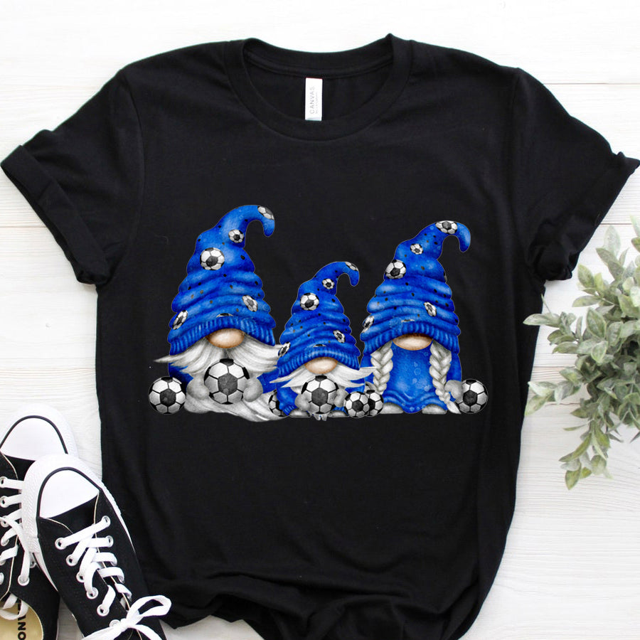 Soccer Gnome Family - Spring Summer Unisex T-shirt