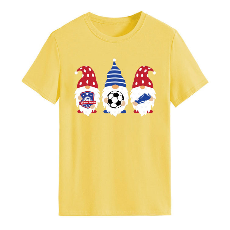 Gnome Soccer Team - Spring Summer Unisex T-shirt
