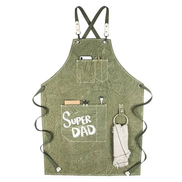 Customized Canvas Apron For Father's Day Gift
