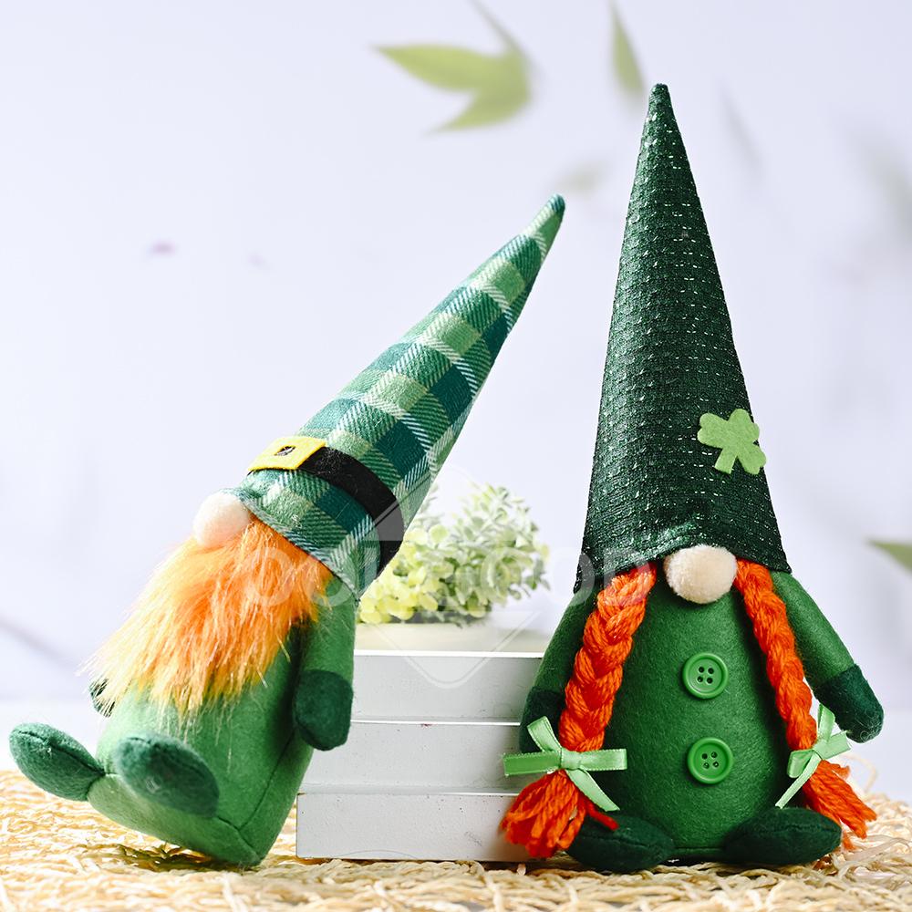 Irish Plush Gnome Doll For St.Patrick's Day Gift