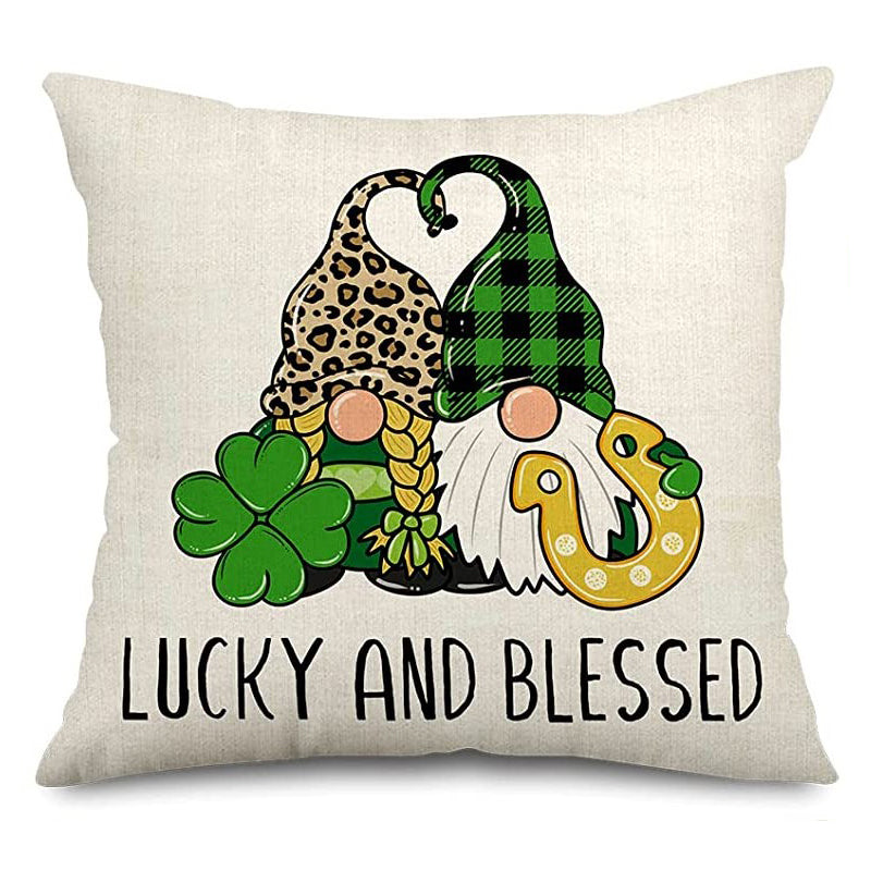 4PCS(Buy 2 Get 2 Free)St. Patrick's Day Gnome Pillowcase