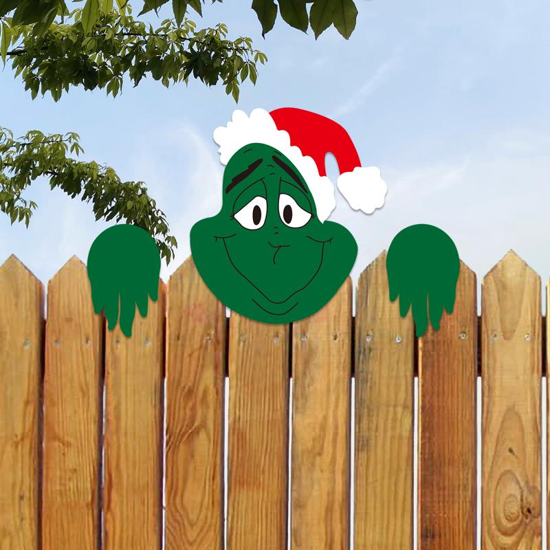 Christmas Fence Decoration