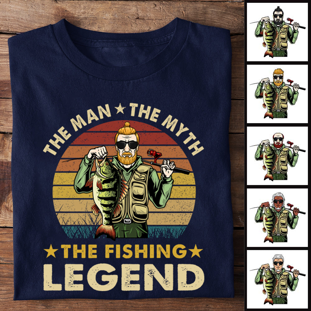 The Fishing Legend - Personalized Unisex T-shirt