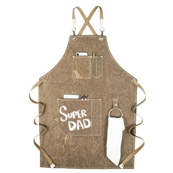 Customized Canvas Apron For Father's Day Gift