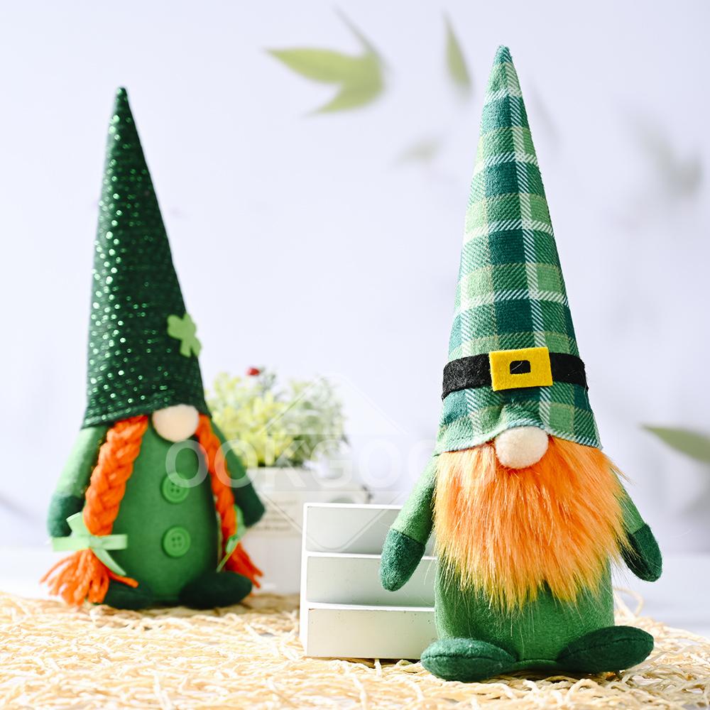 Irish Plush Gnome Doll For St.Patrick's Day Gift