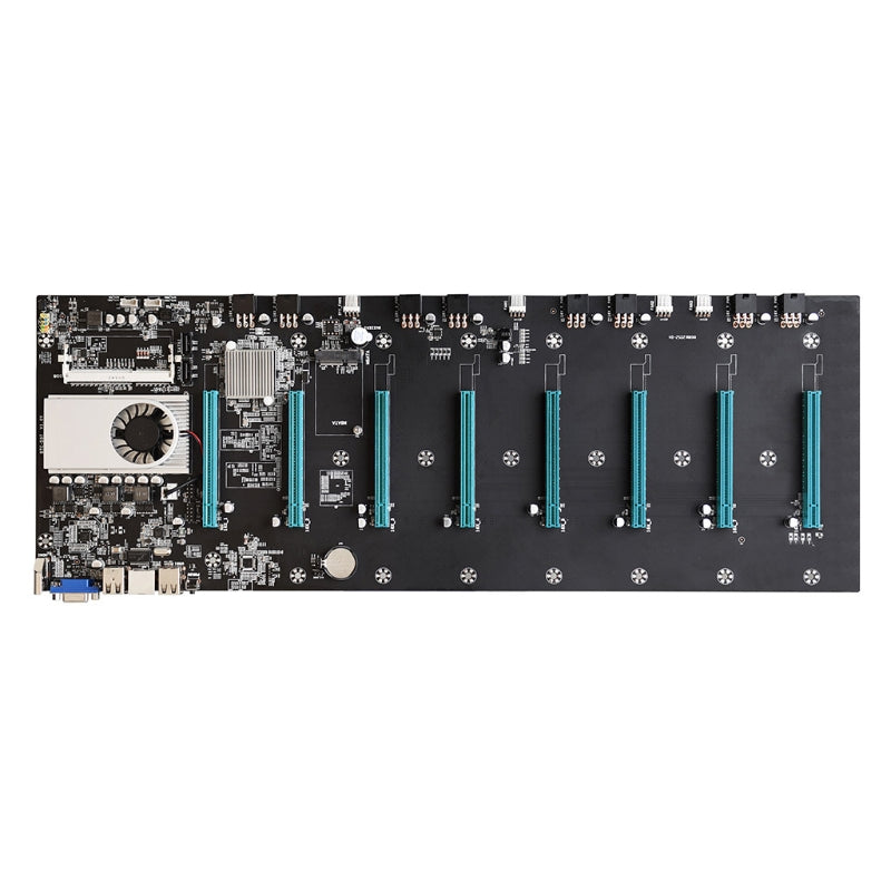 New BTC-S37 Mining Machine Motherboard 8 PCIE 16X Graph Card SODIMM DDR3 SATA3.0 Support VGA + HDMI-Compatible