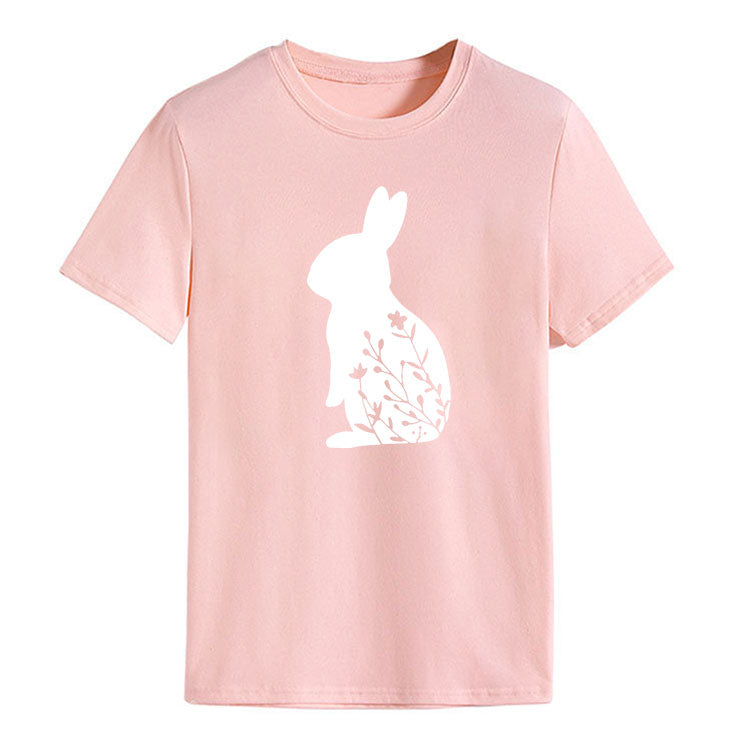 Standing Rabbit-Spring Summer Unisex T-shirt