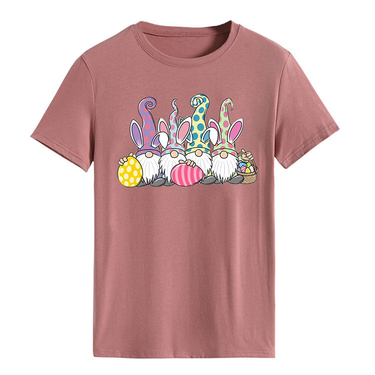 4 Circle Hat Bunny Gnome-Easter Unisex T-shirt
