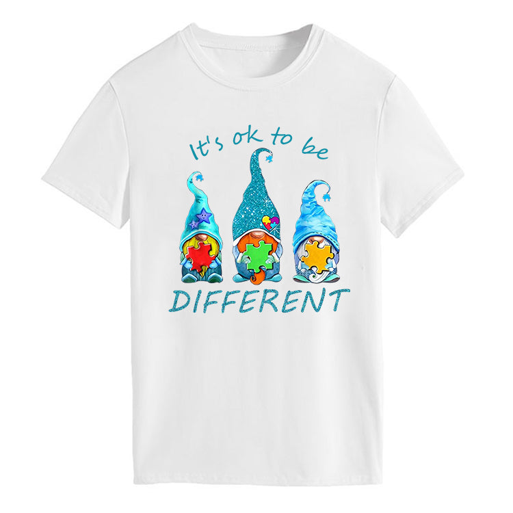 It's OK To Be Different Gnome - Pride Month Unisex T-shirt