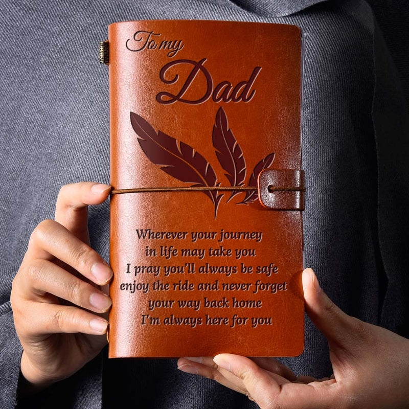 Vintage Leather Diary Gift For Family And Friend