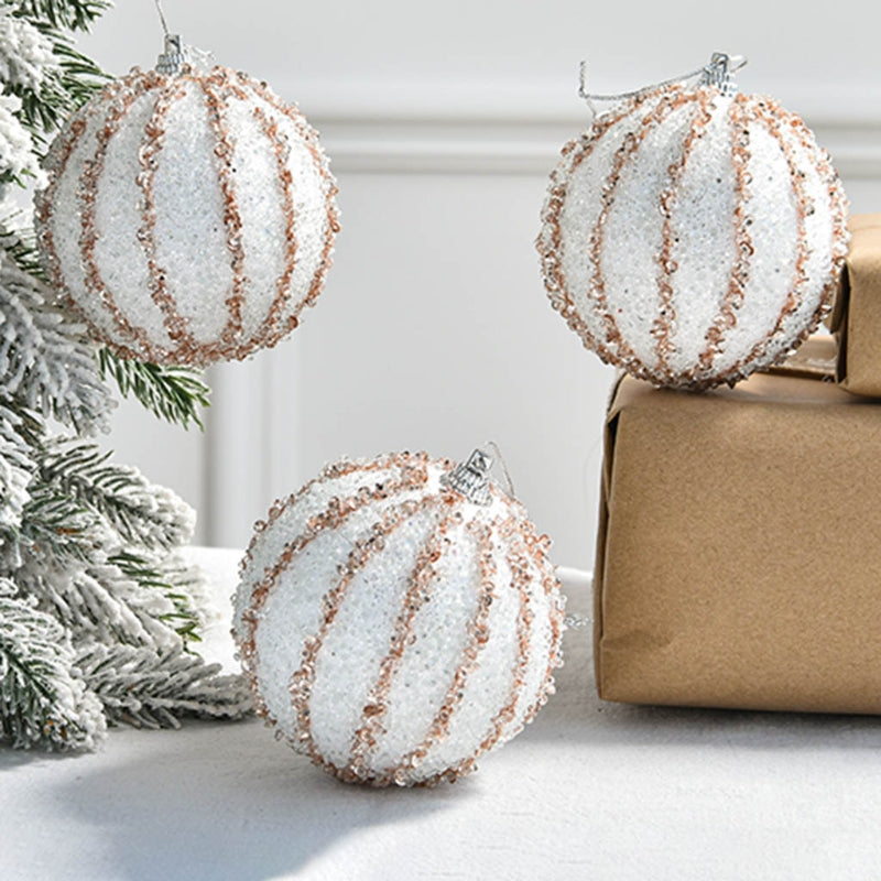 8cm Christmas Ball Hanging Pendant Holiday Decor