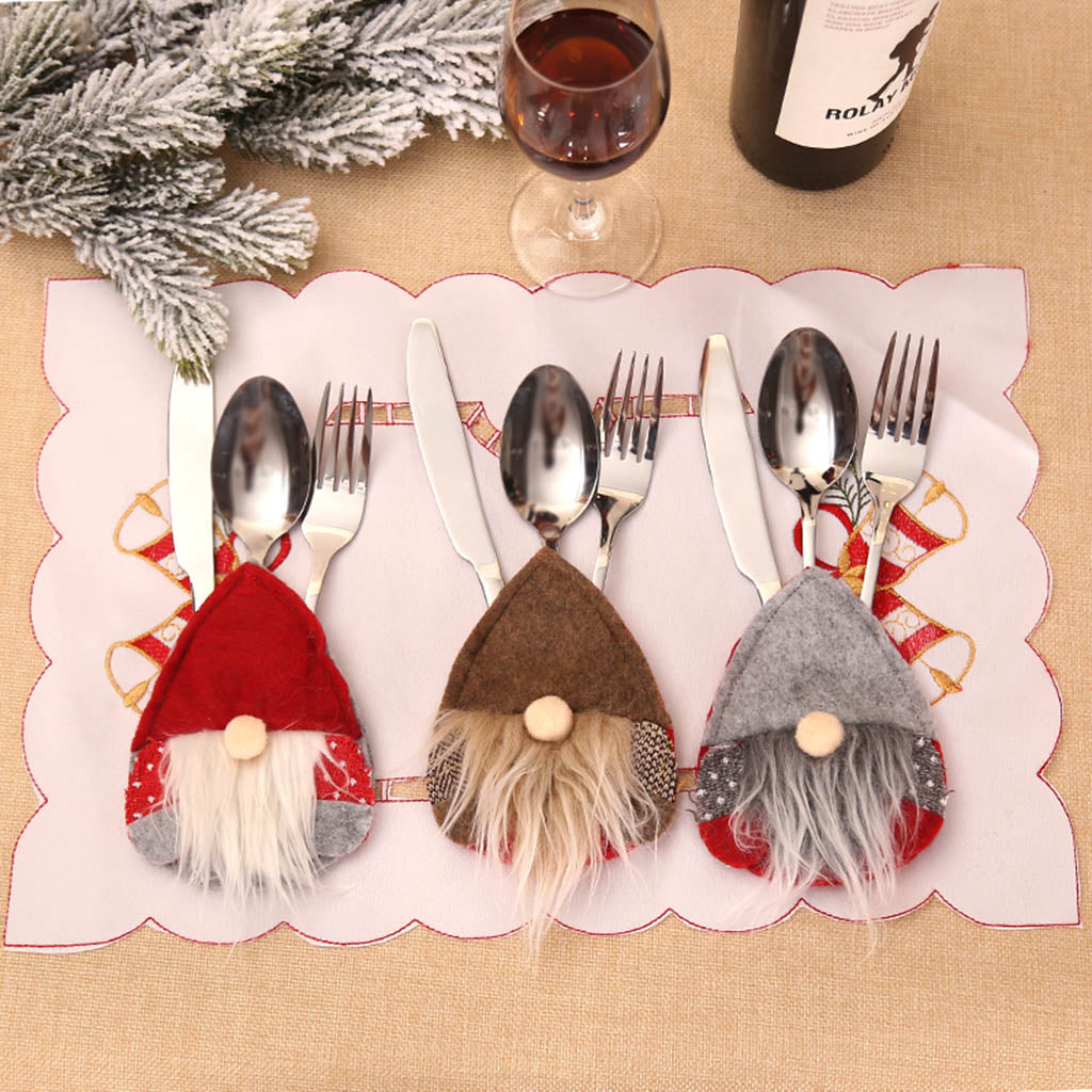 Lovely Gnome Themed Cutlery Storage Bag