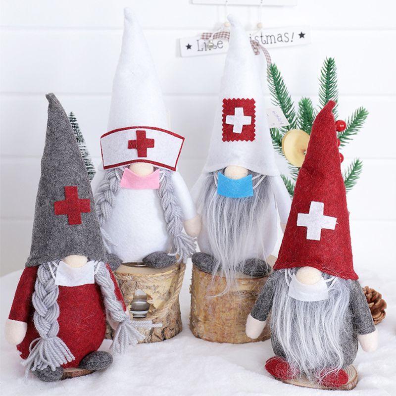 Handmade Doctor Gnome Doll For Love Gift And Home Decoration