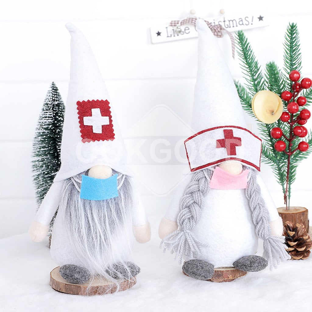 Handmade Doctor Gnome Doll For Love Gift And Home Decoration