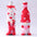 Love Plush Gnome Couple Wine Bottle Cover