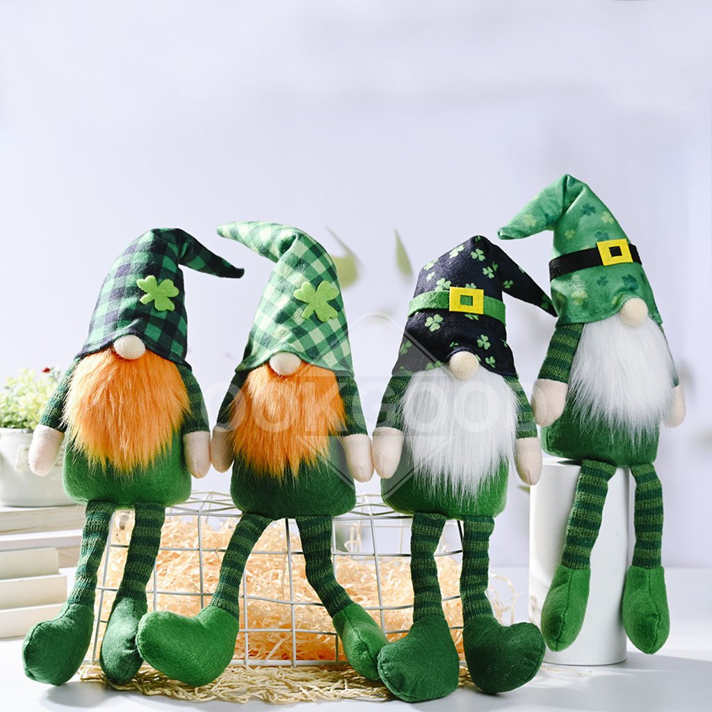 Green Hat St. Patrick’s Day Gnome For Holiday Gift And Decoration